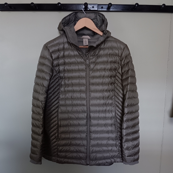 LIKE NEW Duluth Trading Co Down Right Jacket Woman's L Moss - Picture 2 of 14